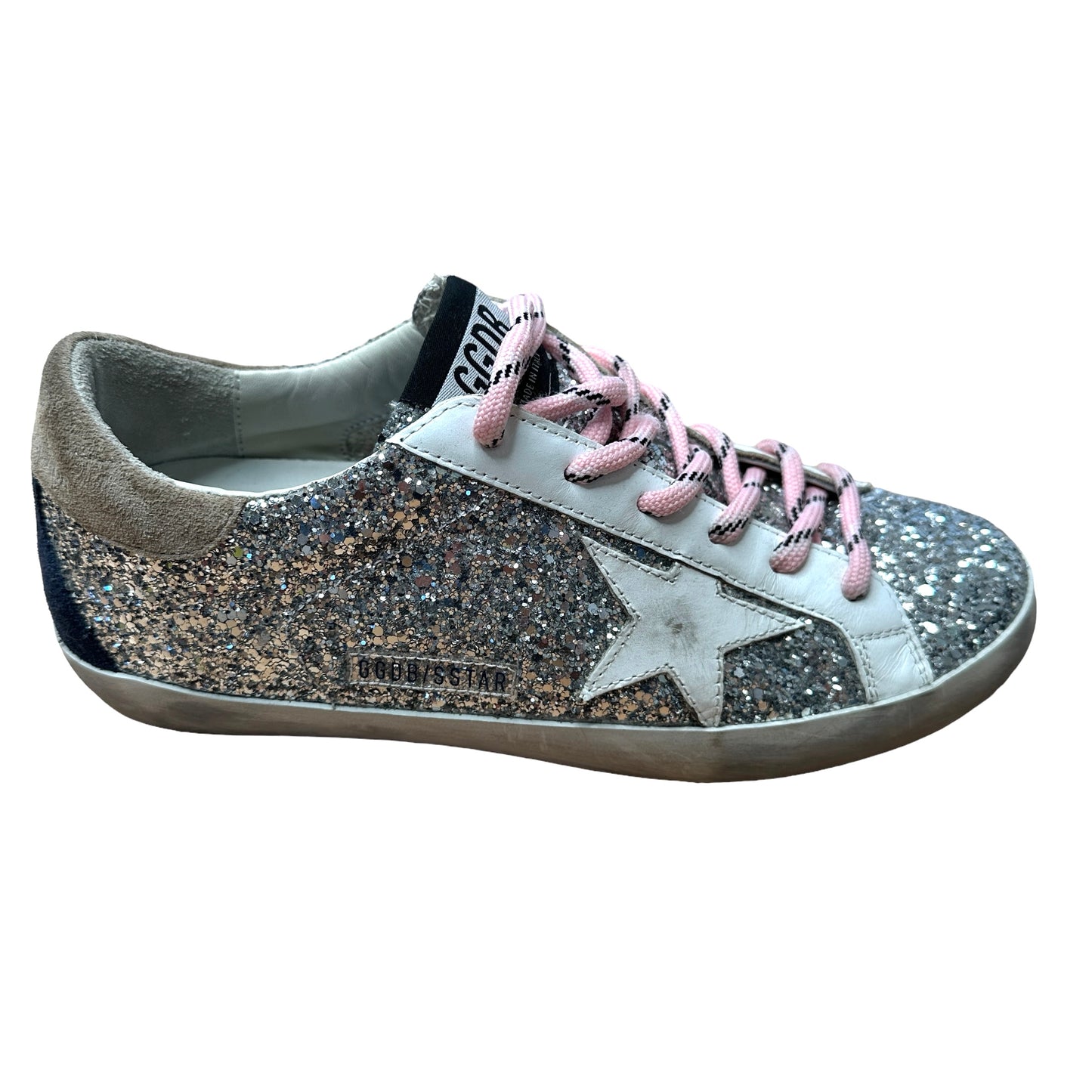 Silver Sparkles Sneakers - 9