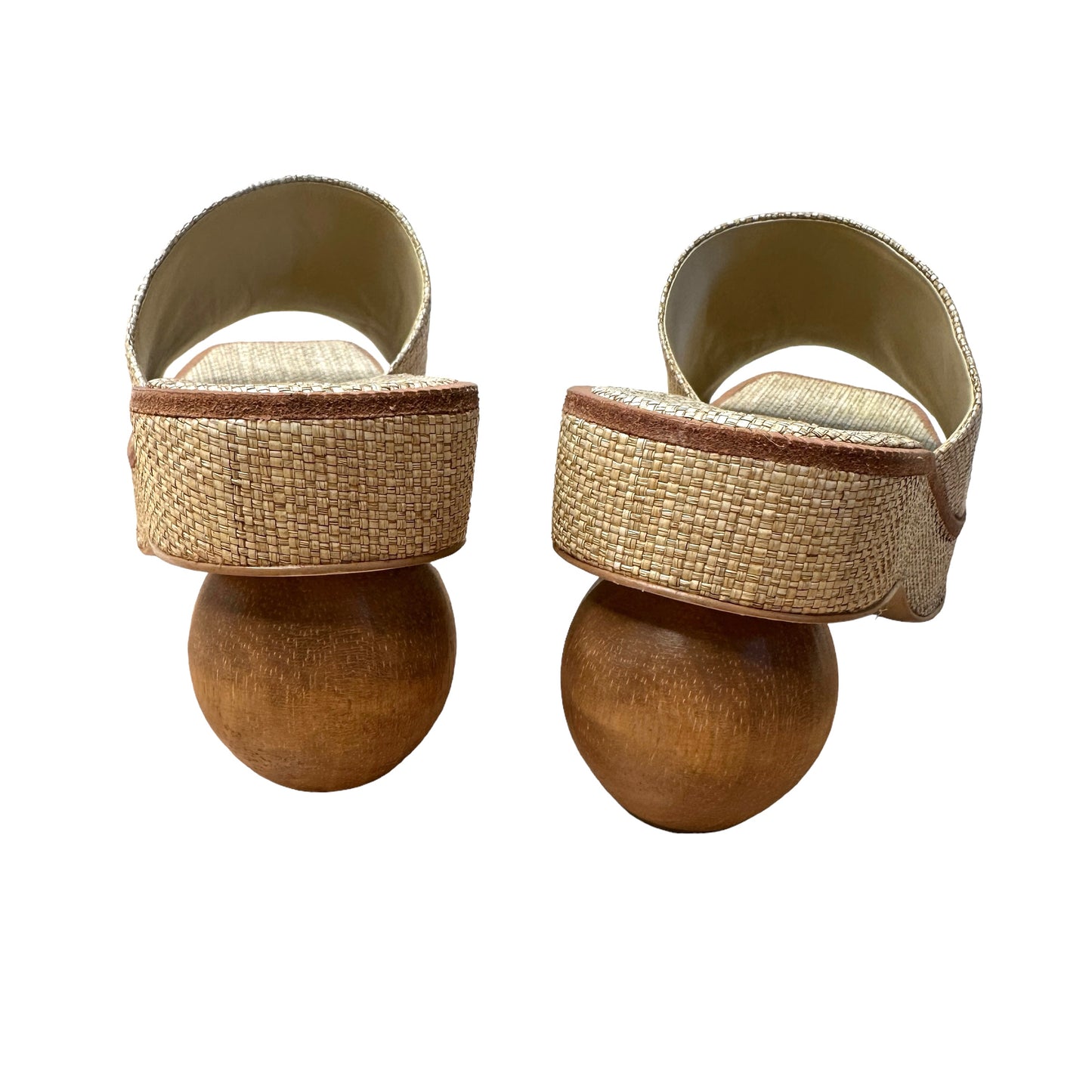 Raffia Platform Slides - 8.5