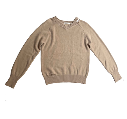 Cream Cashmere Sweater - XS