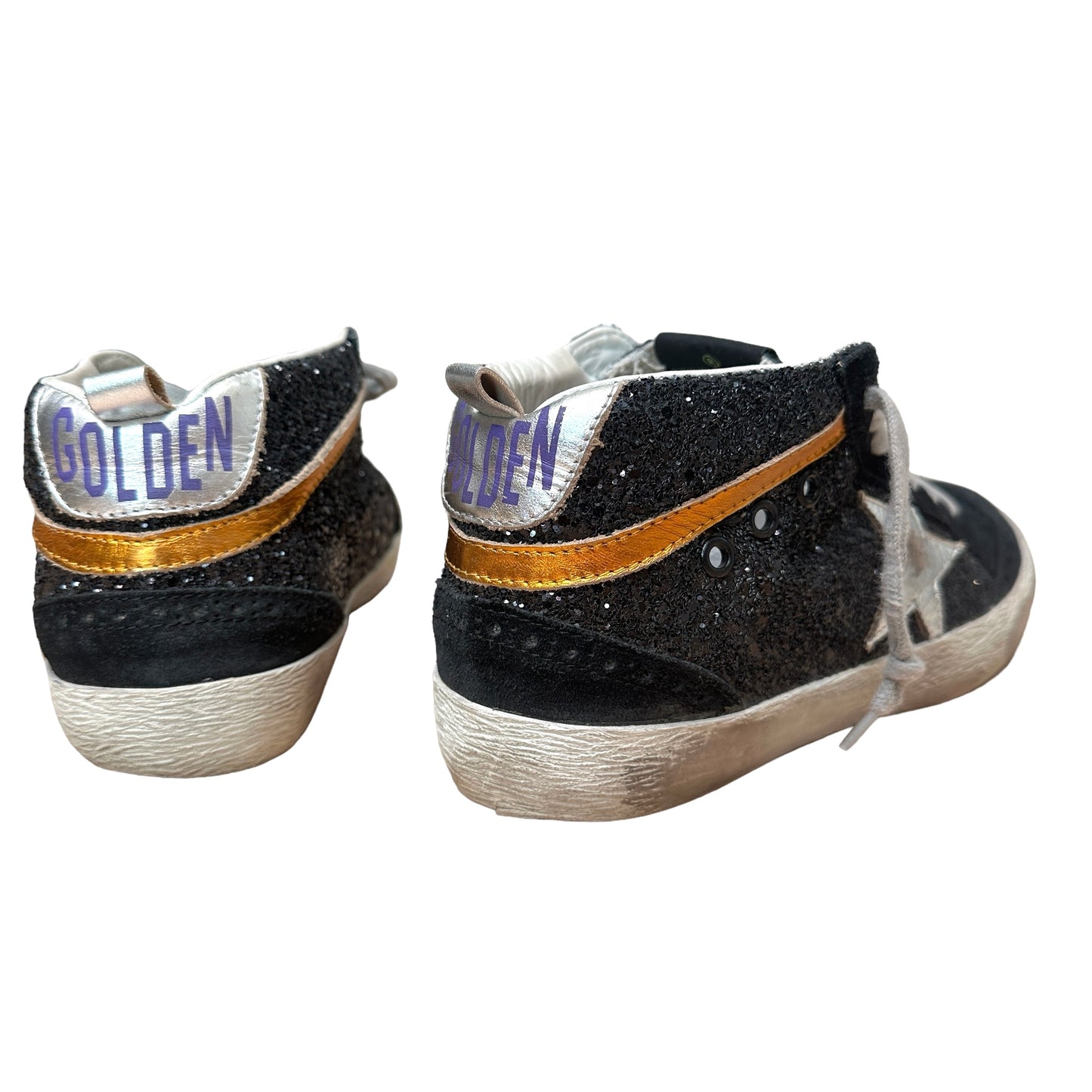 Black Glitters Sneakers - 8