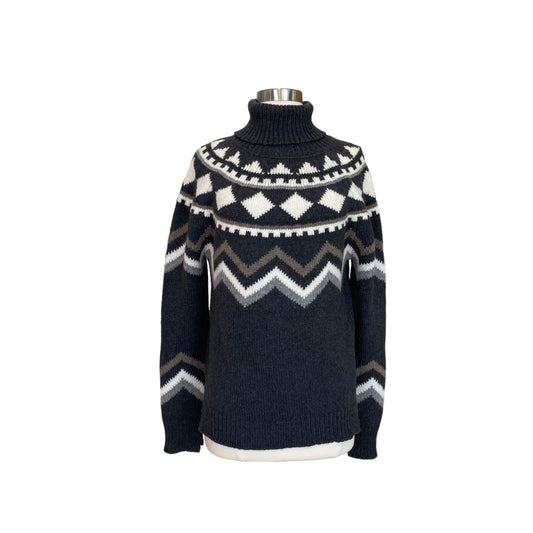 Grey Turtleneck Sweater - XS
