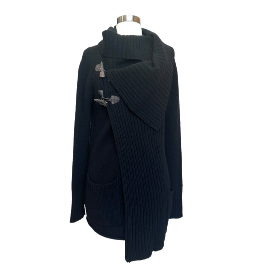 Black Cardigan Sweater - XS