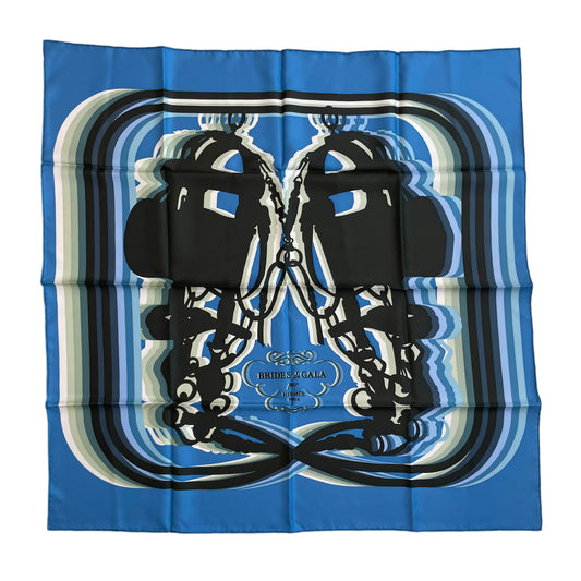 Blue Horse Bridal Scarf