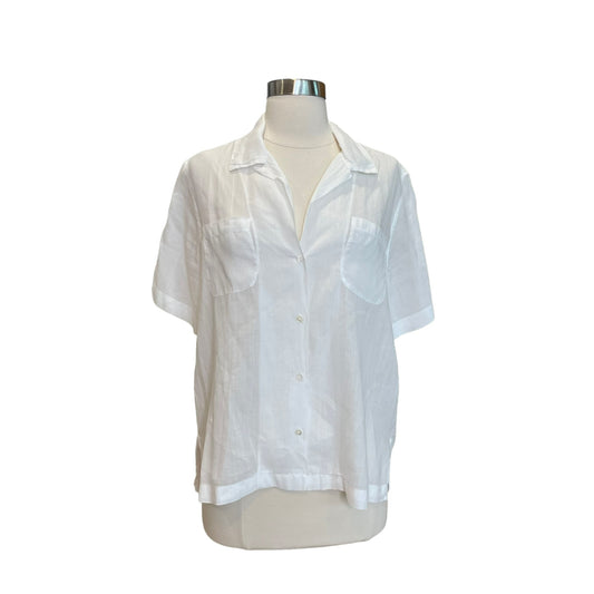 White Short-Sleeves Shirt - S/M