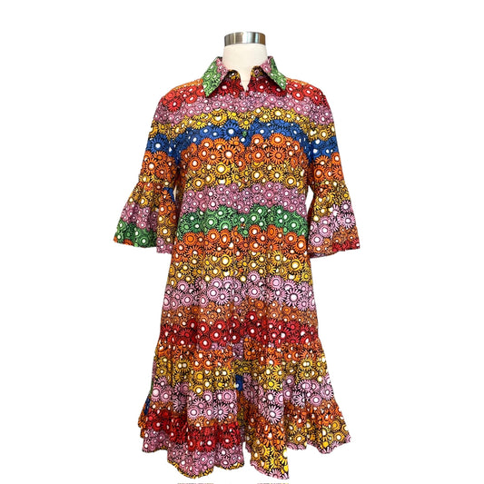 Multicolor Rainbow Dress - M
