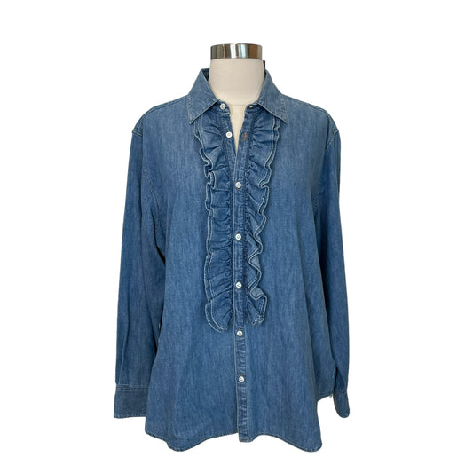 Blue Denim Shirt - L
