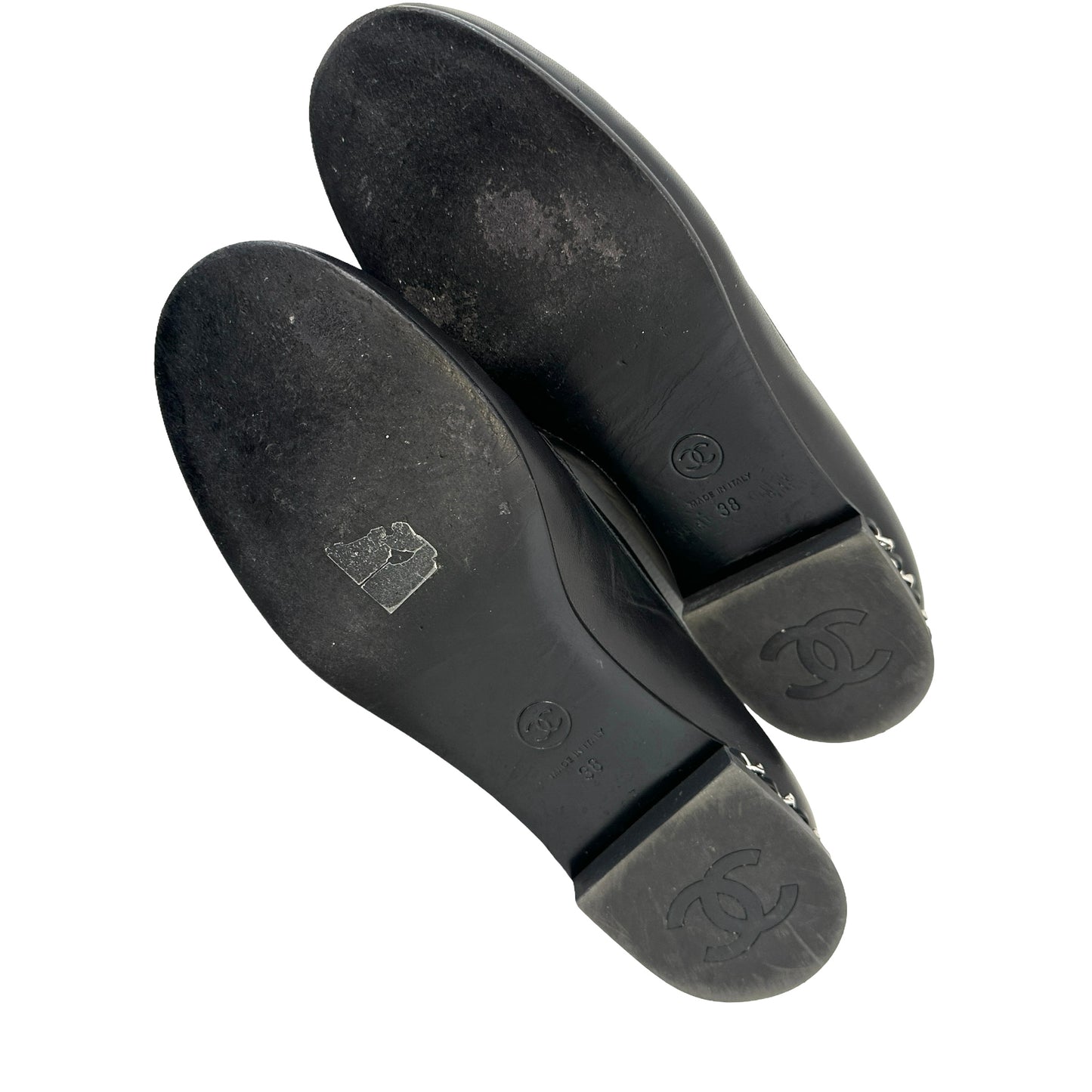 Black Logo Loafers - 8