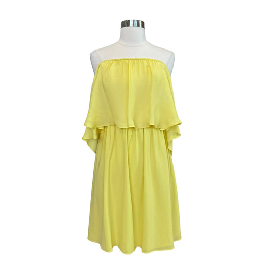 Yellow Off-Shoulder Dress - XS