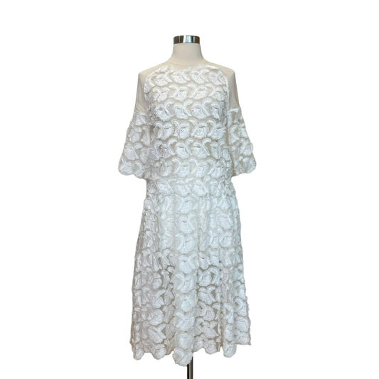 White Lace Skirt Set - S