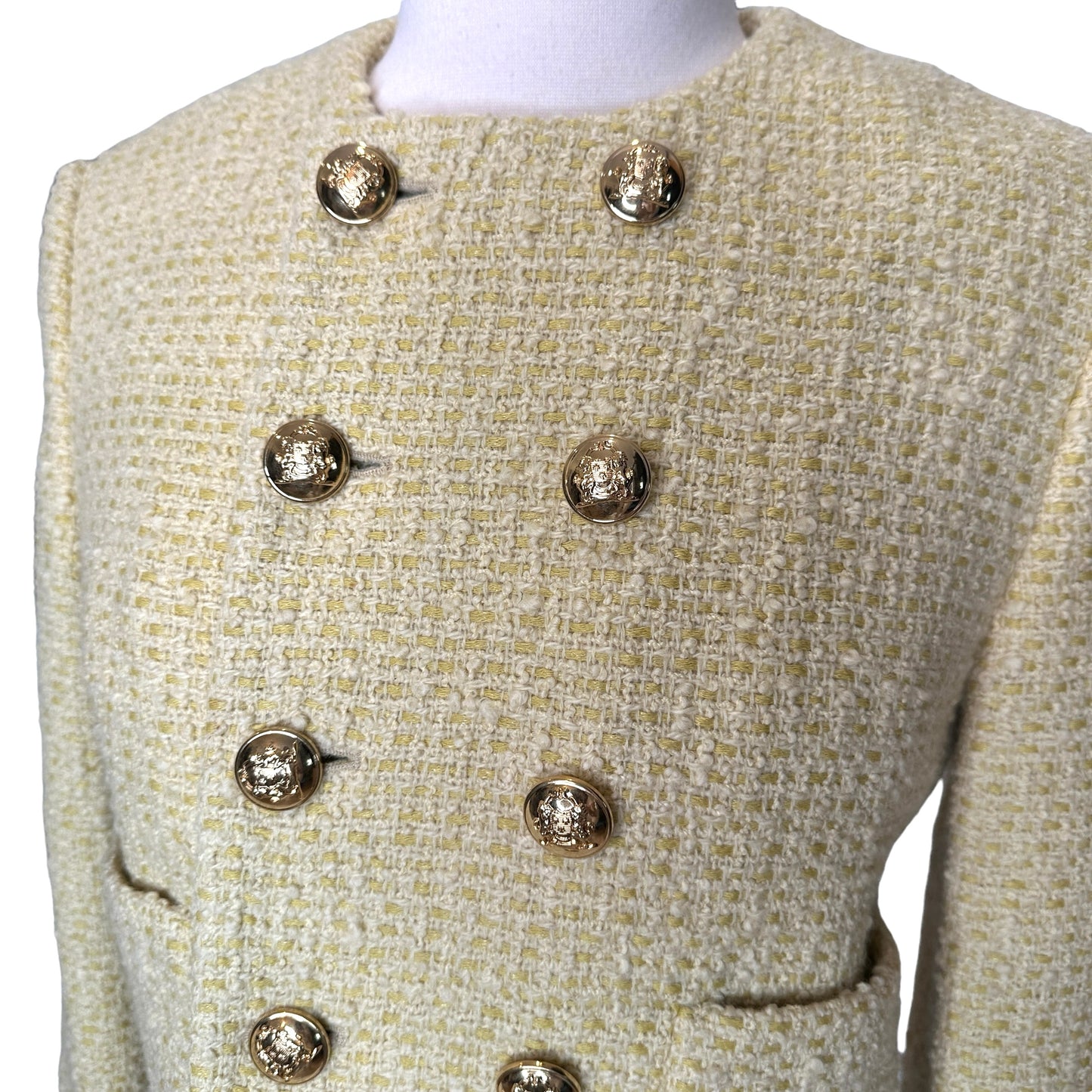 Yellow Tweed Jacket - XS