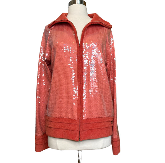 Pink Sequins Jacket - M