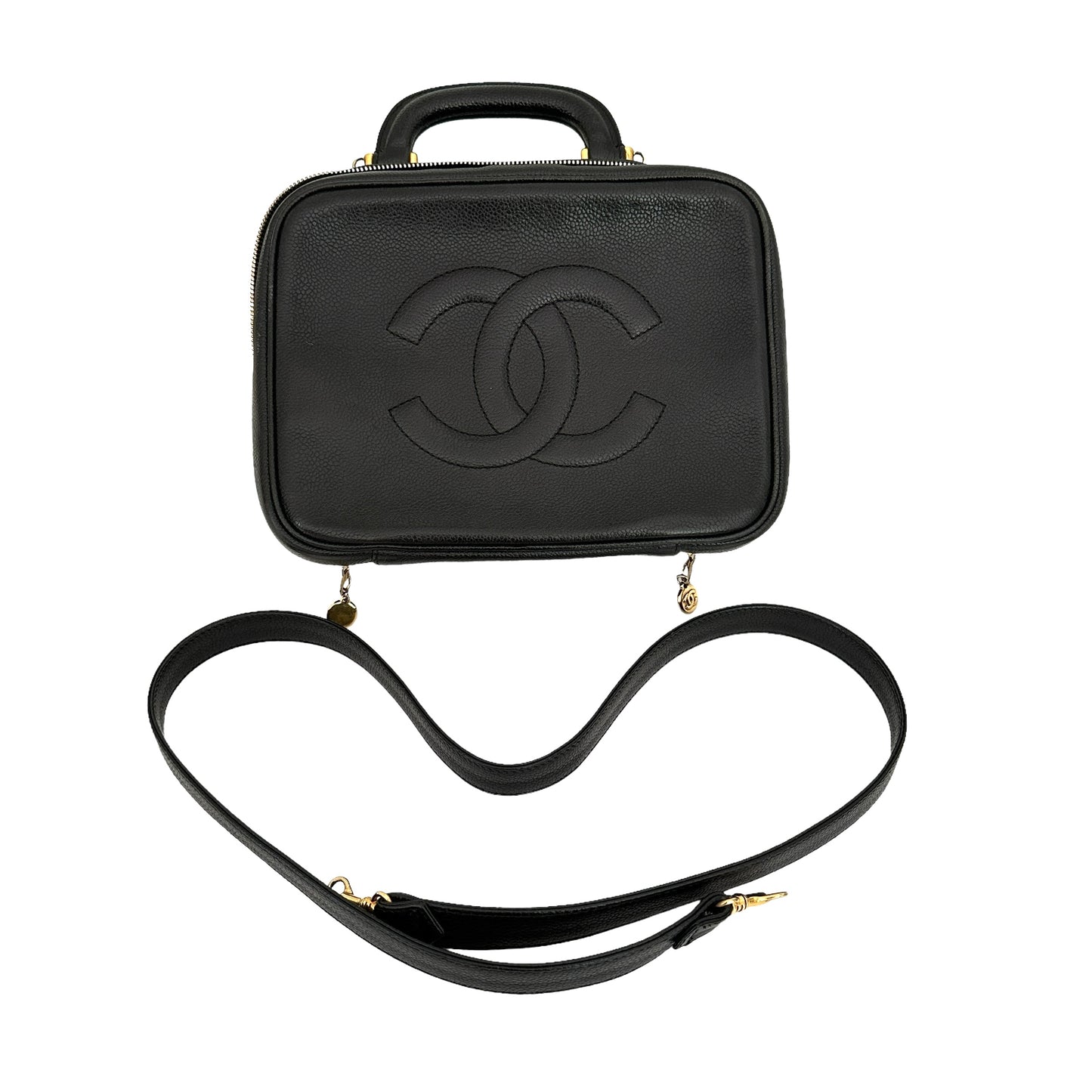 Black Caviar Vanity Bag