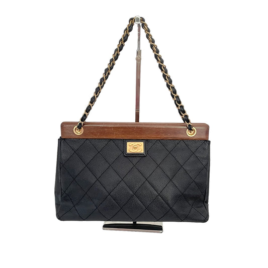 Vintage Wood & Caviar Bag