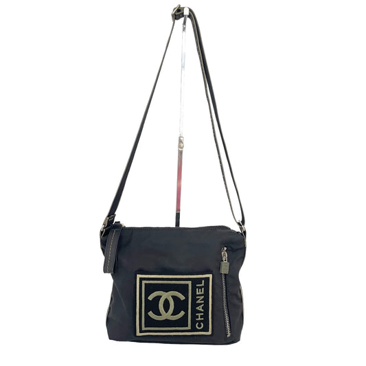 Black & Kaki Logo Bag
