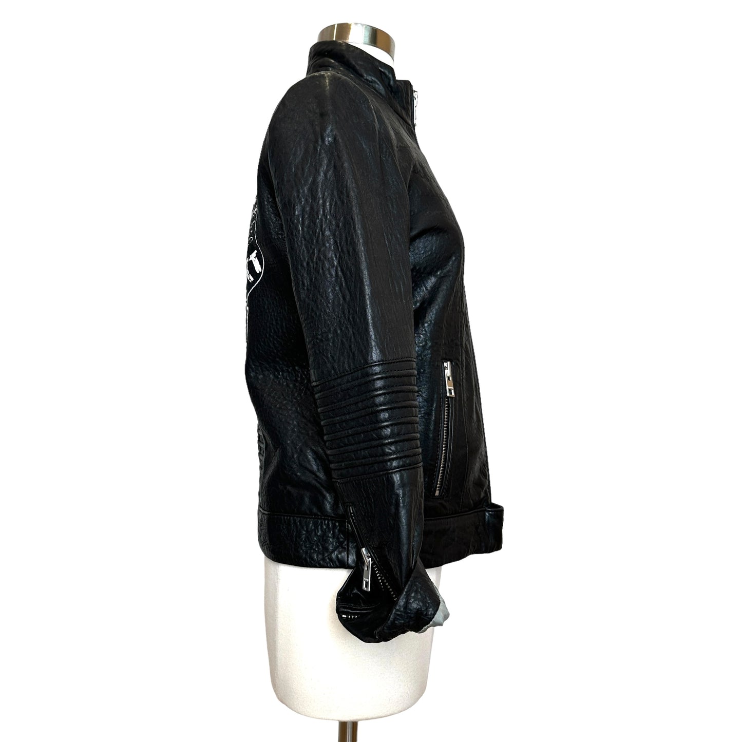 Black Leather Jacket - S