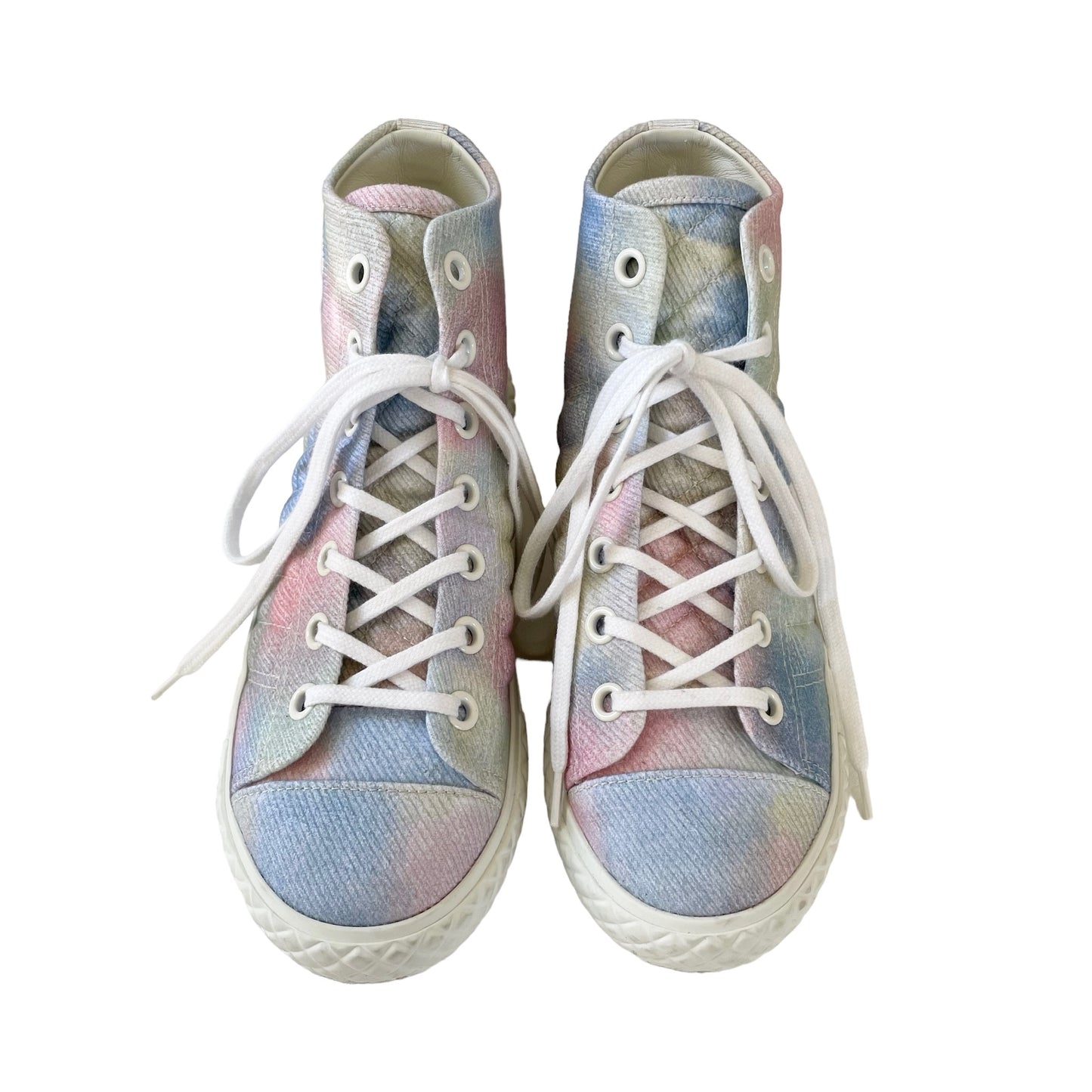 Tie Dye High Top Sneakers - 38