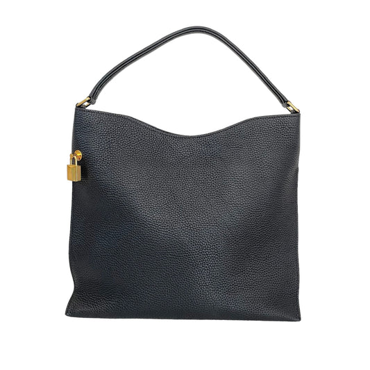 Black & Gold Hobo Bag w/Pouch