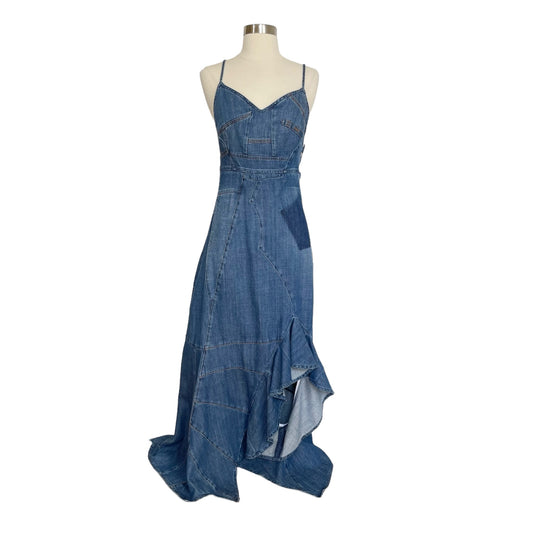 Denim Asymmetrical Dress - XS