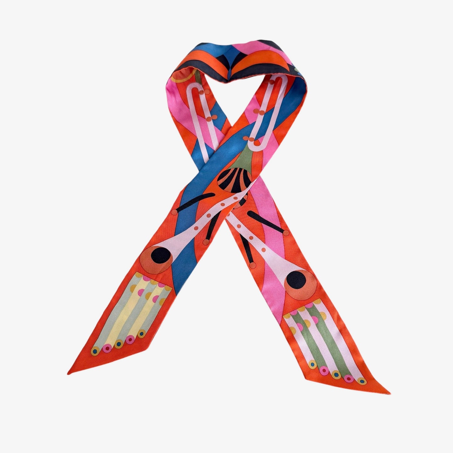 Multicolor Twilly Scarf