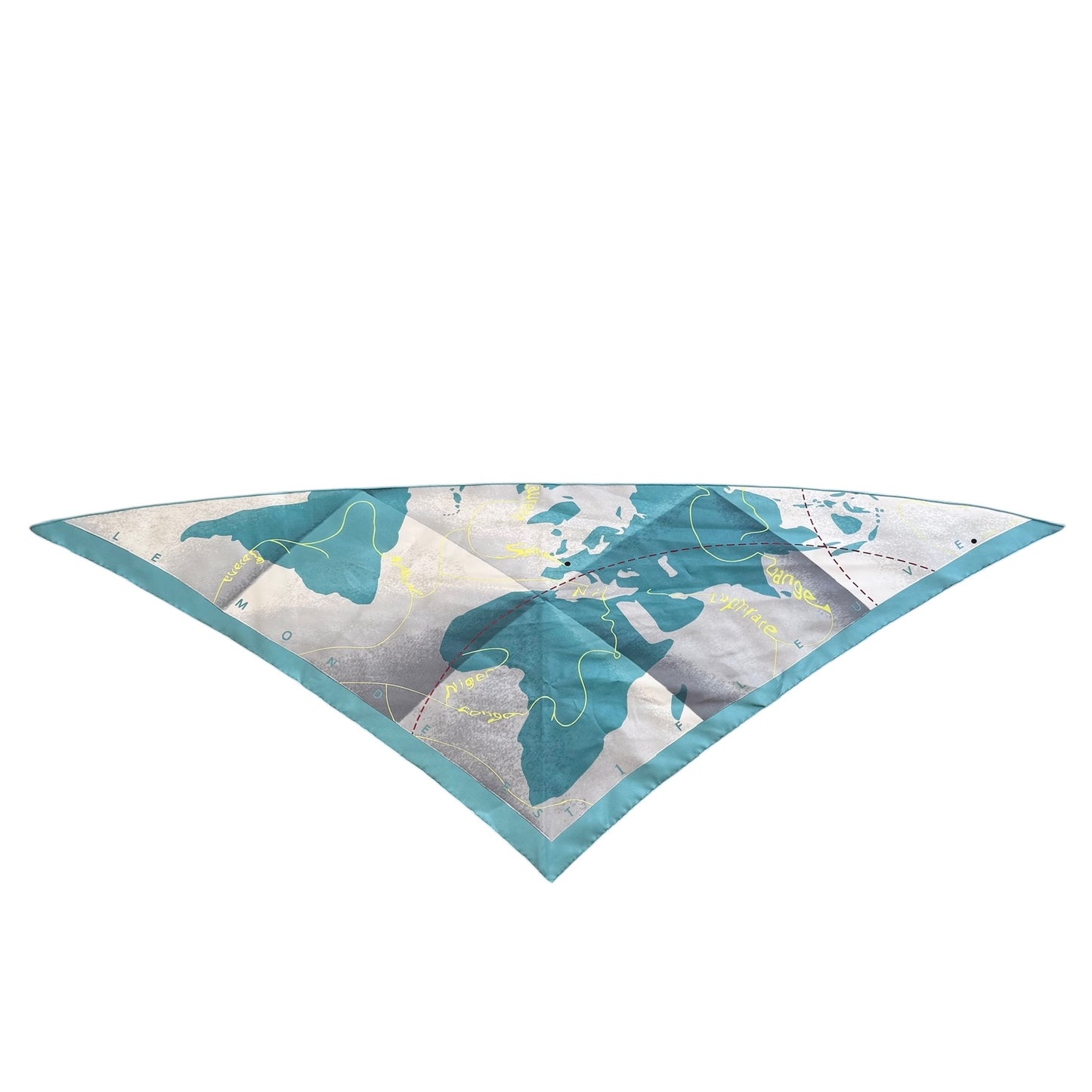 Map Silk Scarf