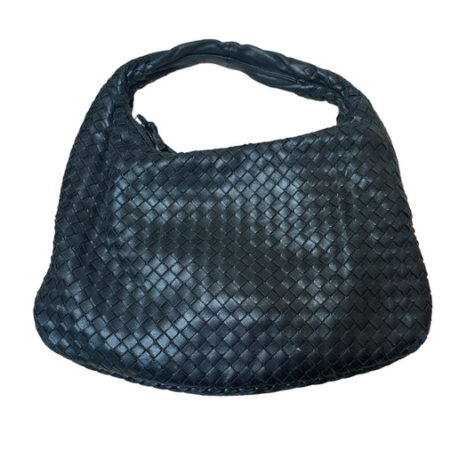 Black Intrecciato Hobo Bag