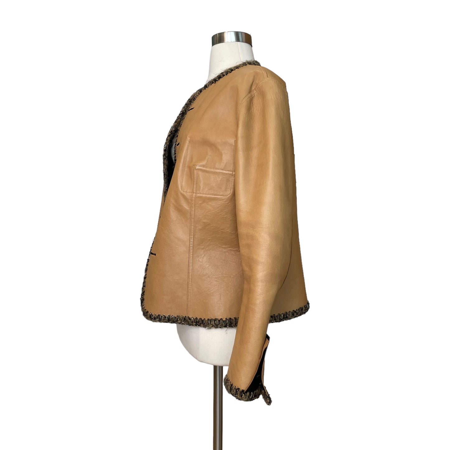Reversible Leather Jacket - XL
