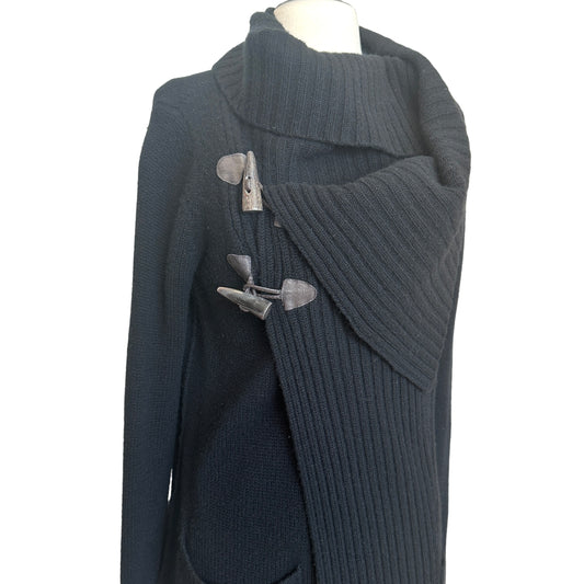 Black Cardigan Sweater - XS