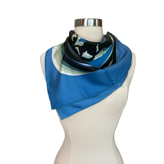 Blue Horse Bridal Scarf