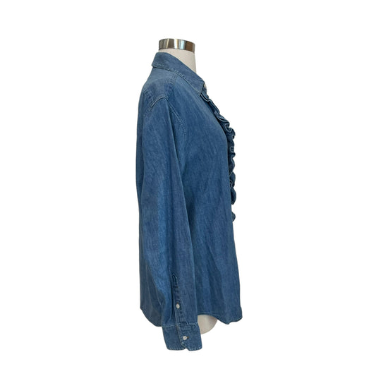 Blue Denim Shirt - L