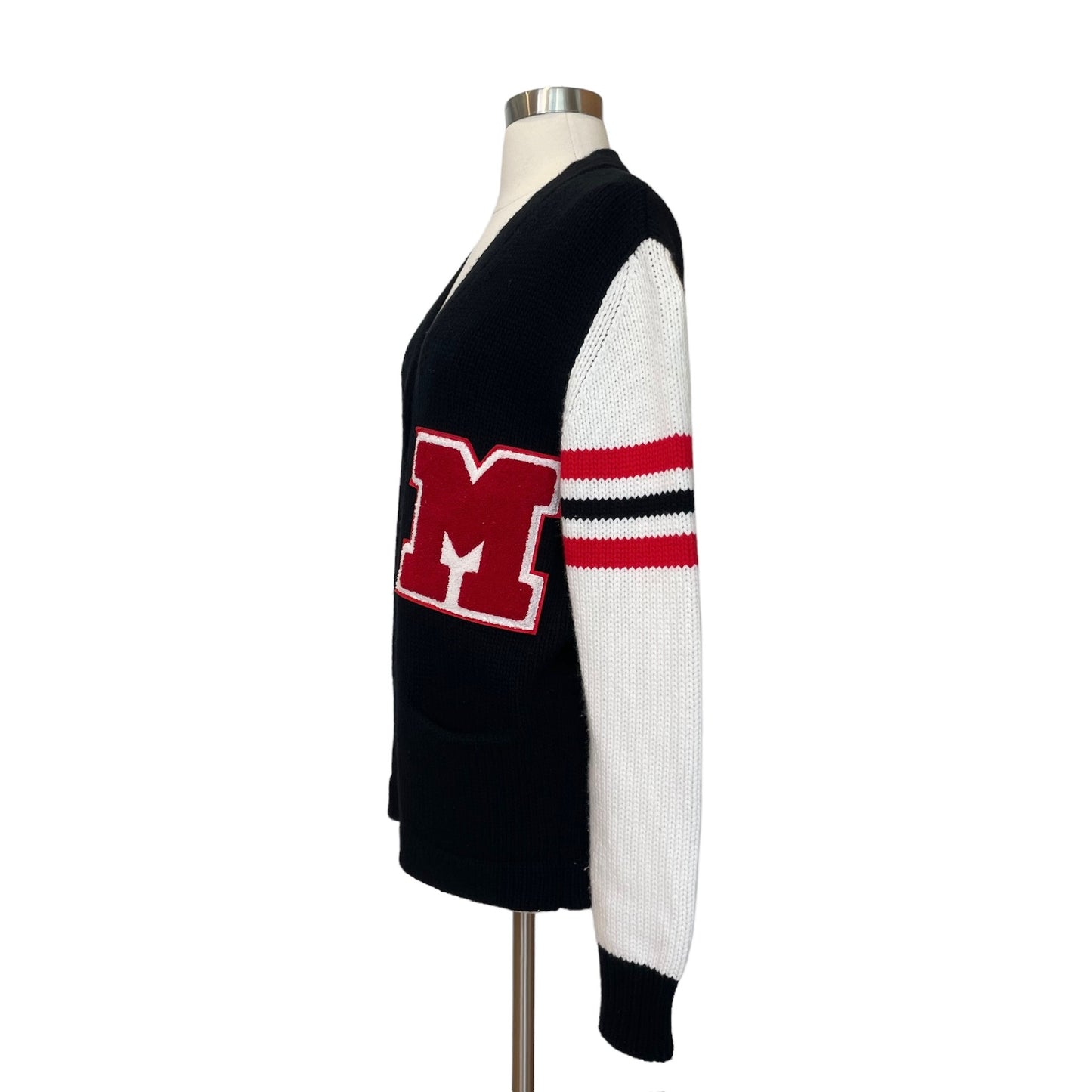 Oversized Logo Varsity Jacket - S