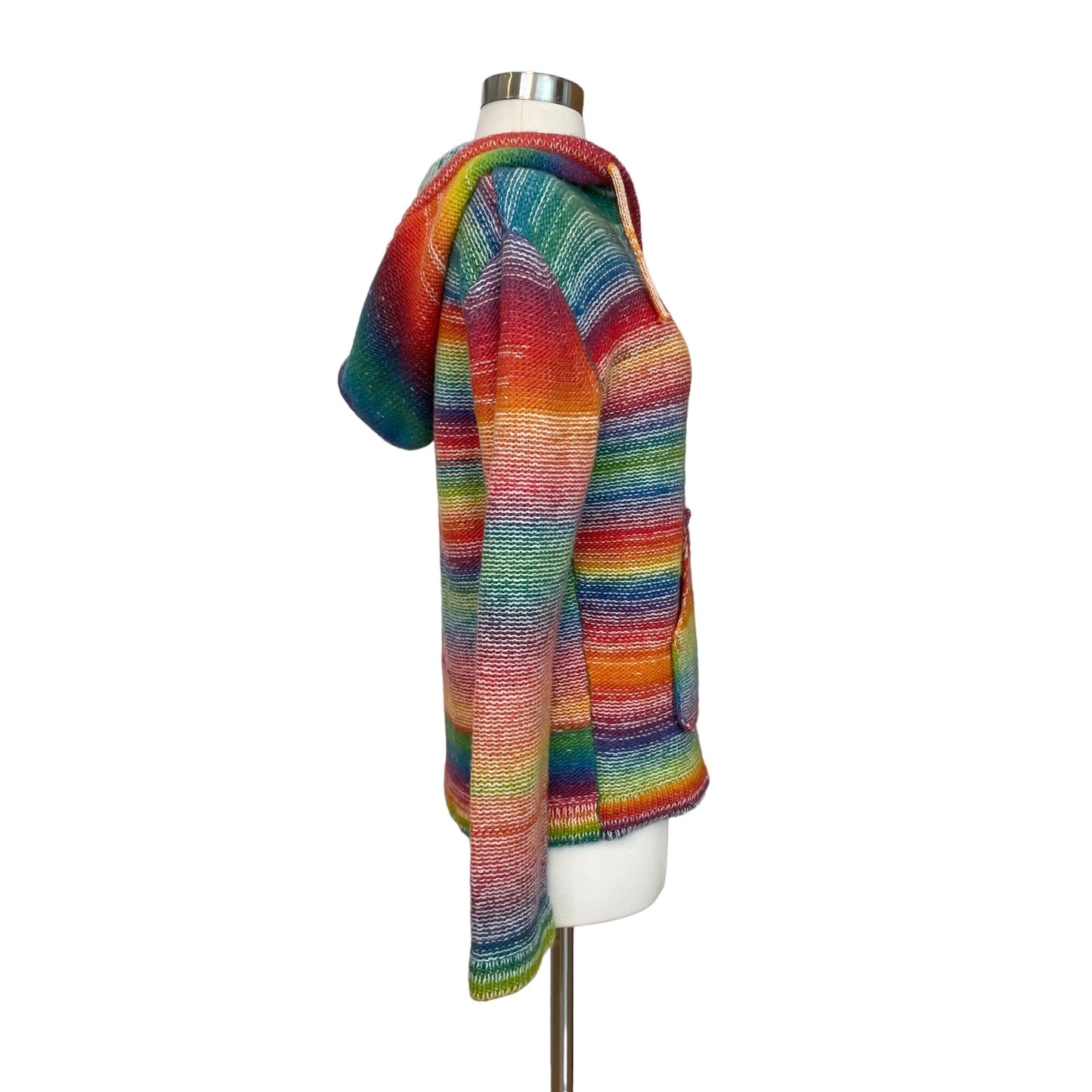 Rainbow Hooded Sweater - XS