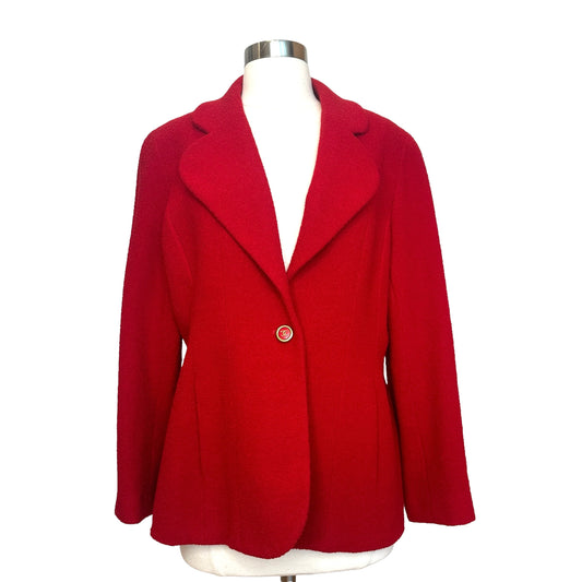 Vintage Red Blazer - M