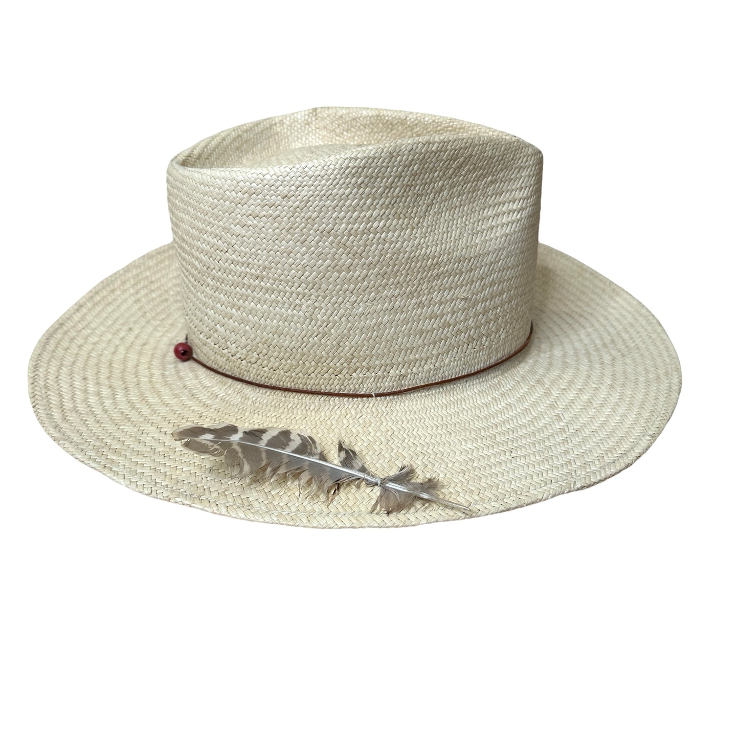 Natural Raffia Hat - 56