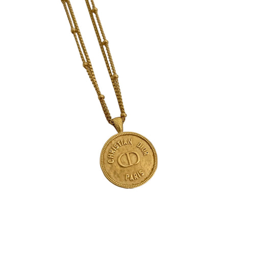 Gold Logo Necklace
