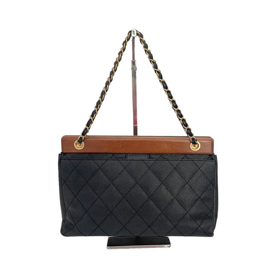 Vintage Wood & Caviar Bag
