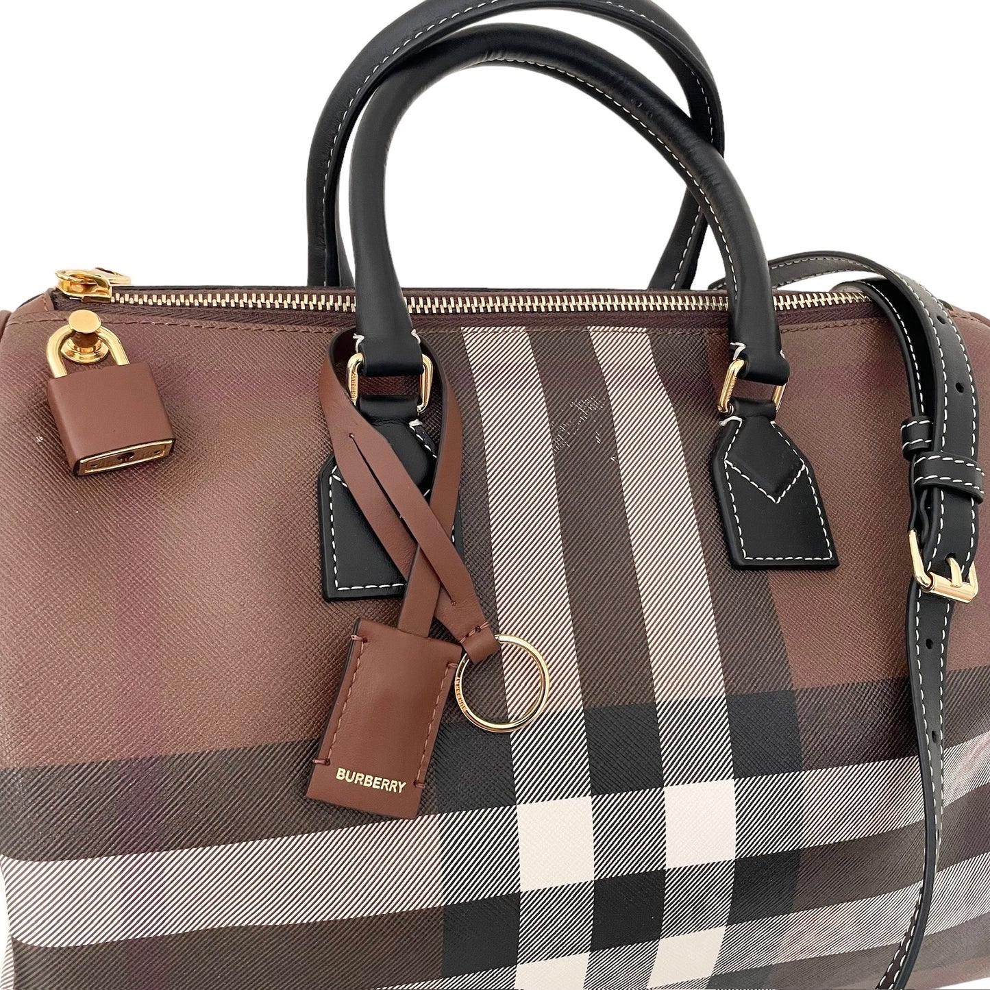 Iconic Pattern Boston Bag