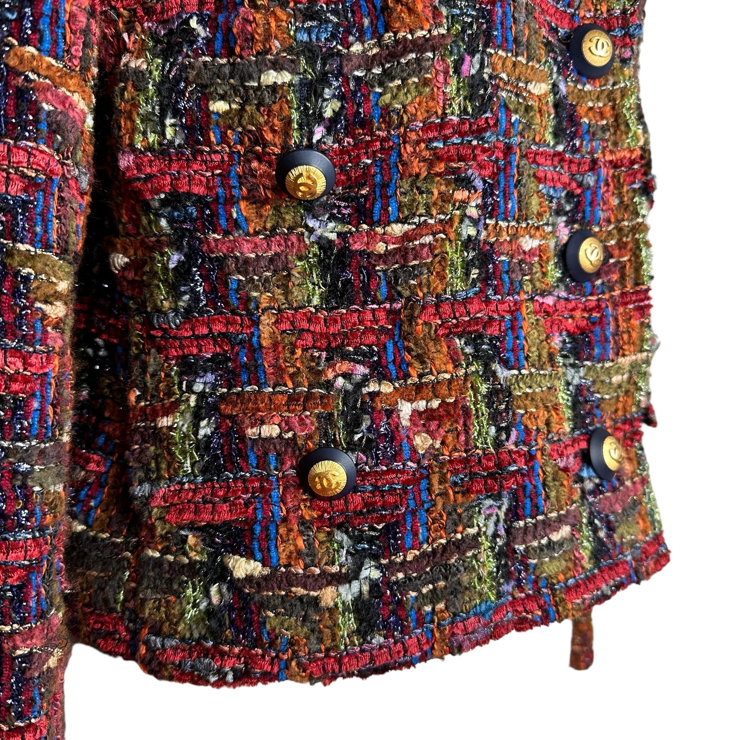 Multicolor Tweed Jacket - S/M