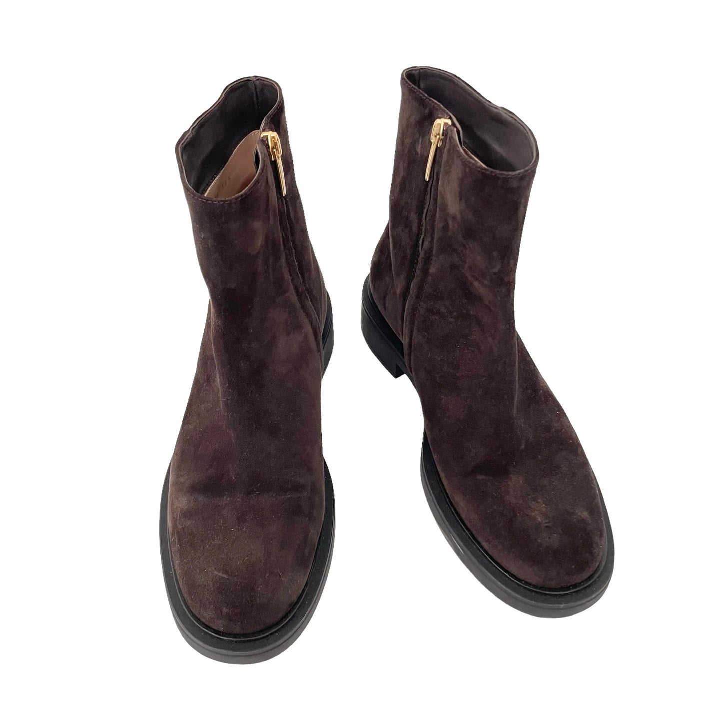 Brown Suede Boots - 6.5