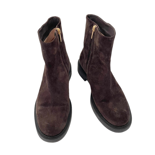 Brown Suede Boots - 6.5