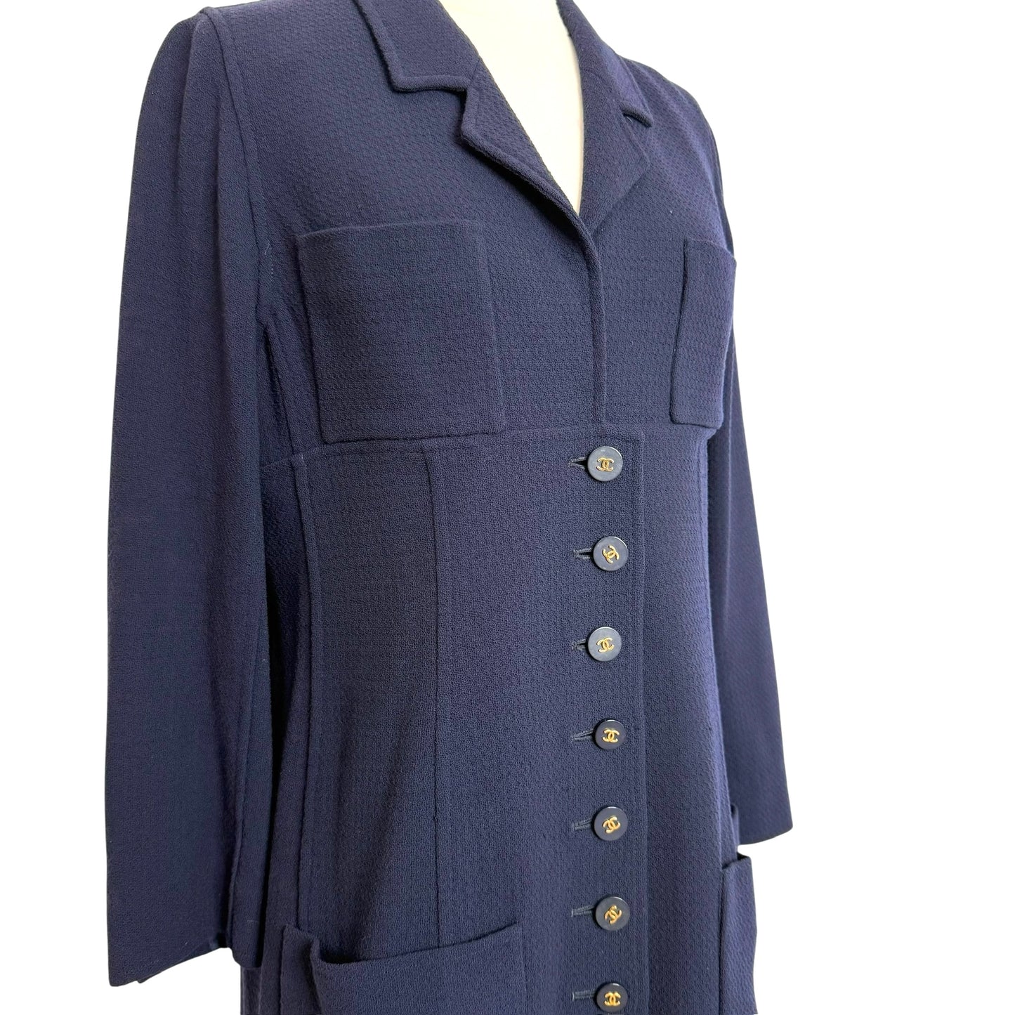 Vintage Navy Dress/Jacket - M