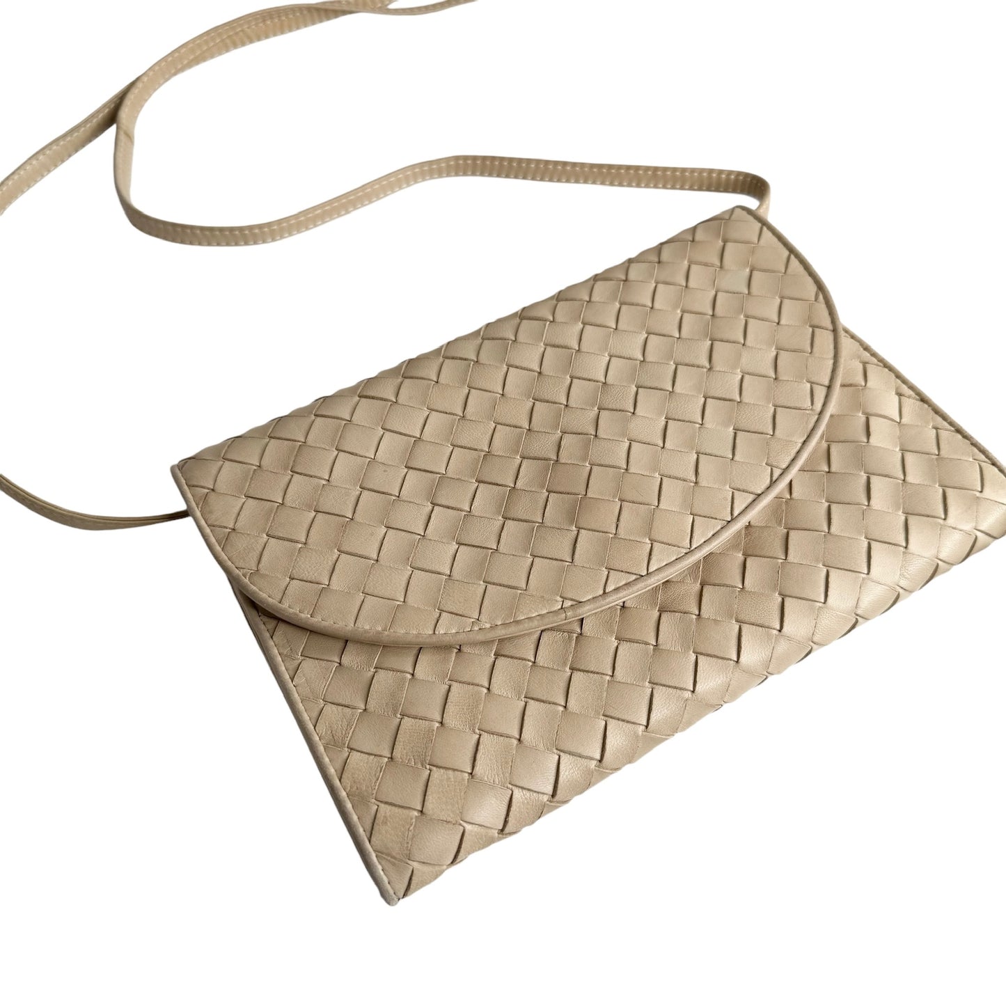 Beige Intrecciato Bag