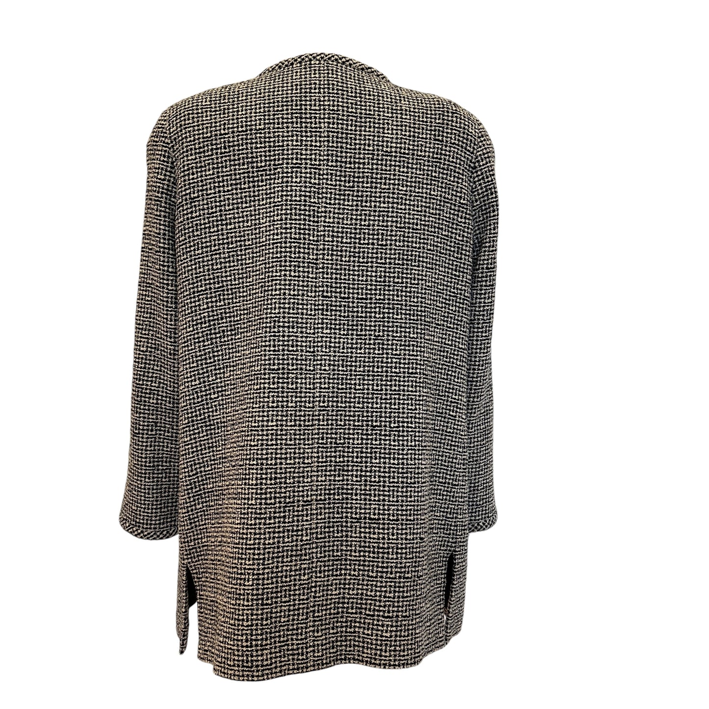 Black & White Tweed Jacket - L