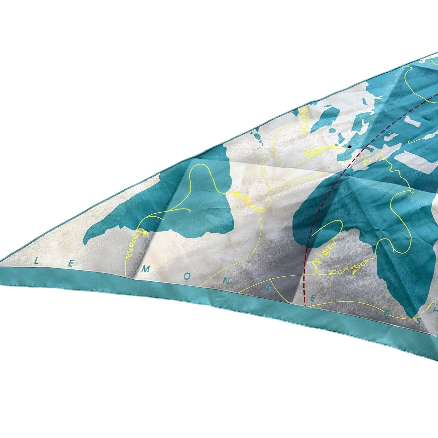 Map Silk Scarf