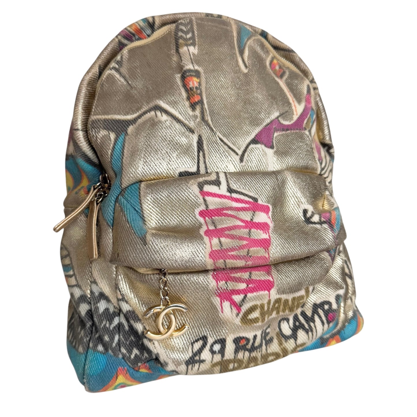 Graffiti & Gold Backpack