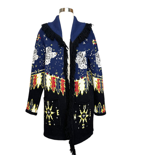 Graphic Wool Jacket - S