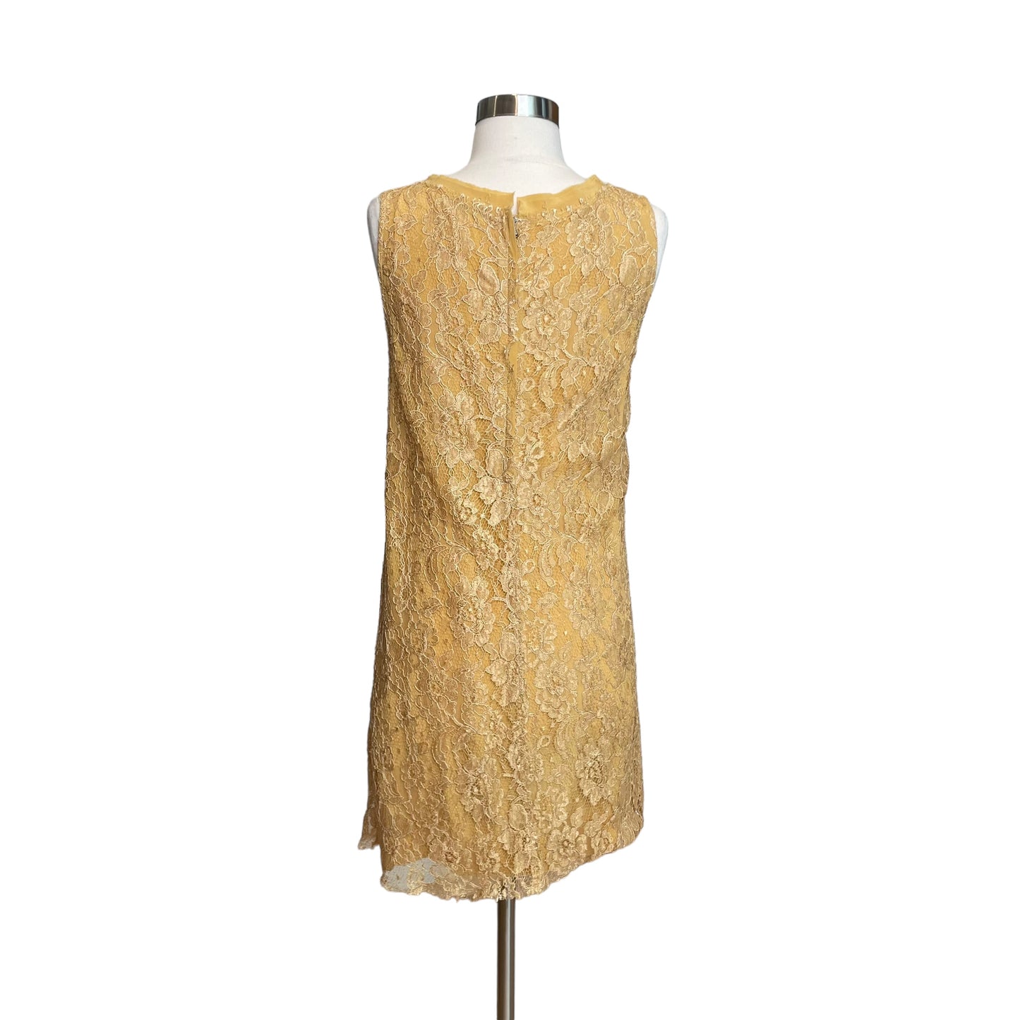 Yellow Lace Dress - M