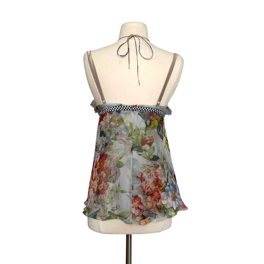 Light Floral Top - M