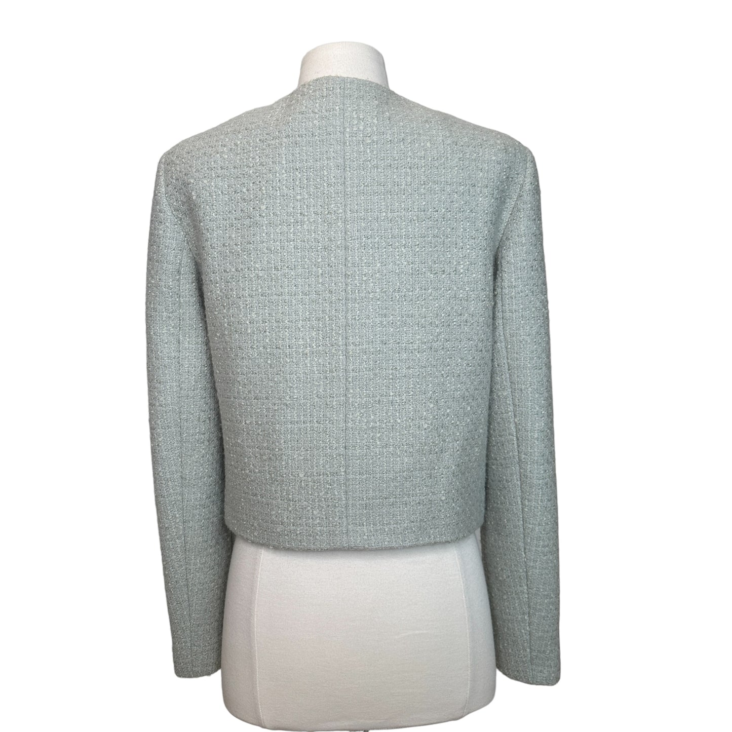 Light Green Tweed Jacket - S