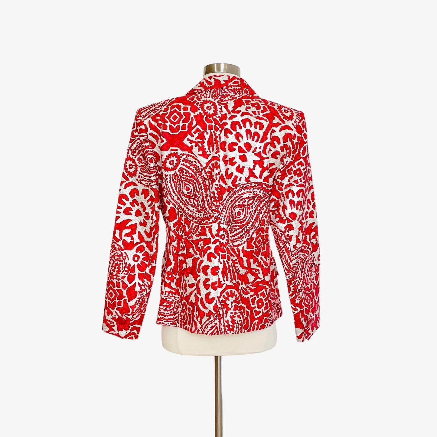 Red & White Blazer - 42