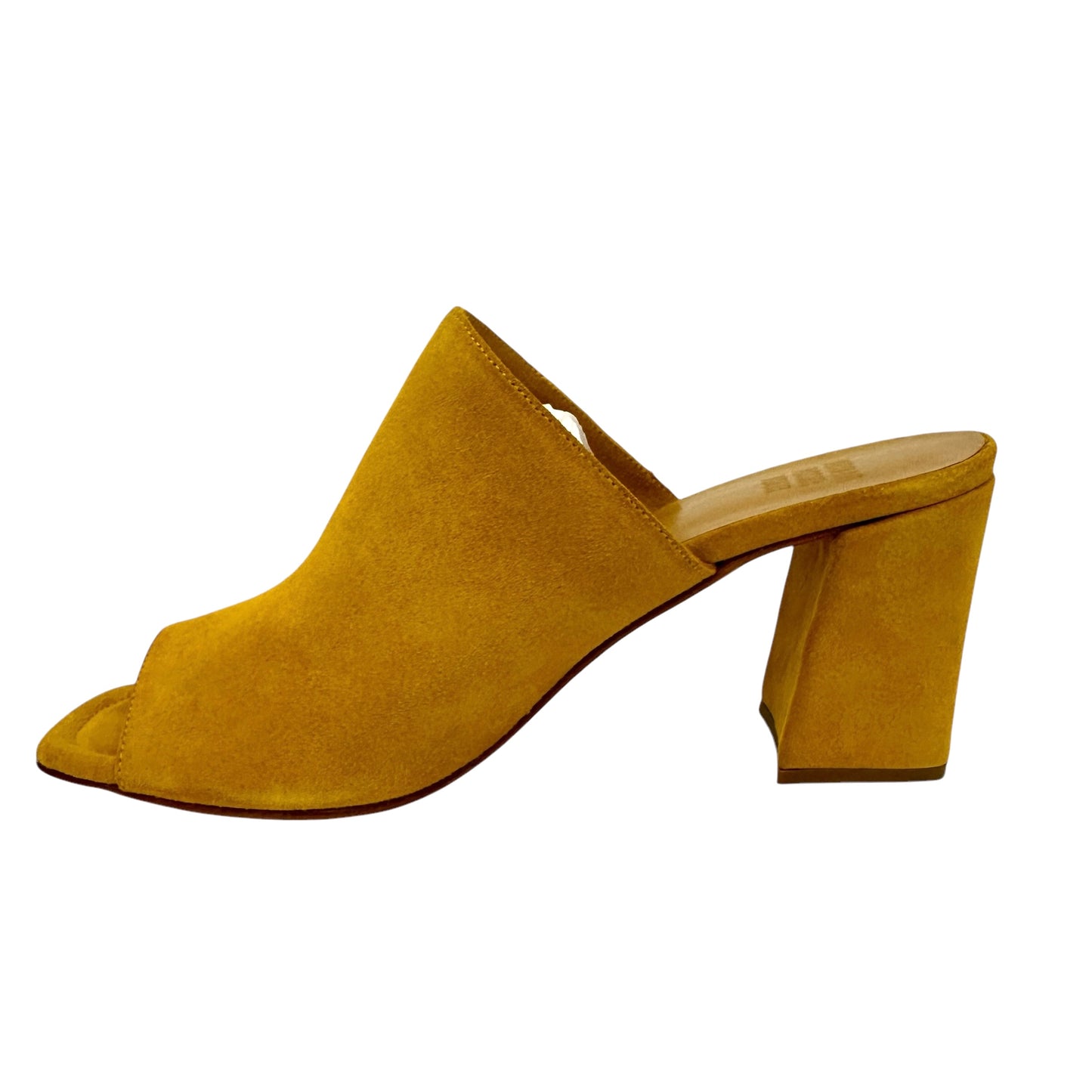 Yellow Suede Heels - 9